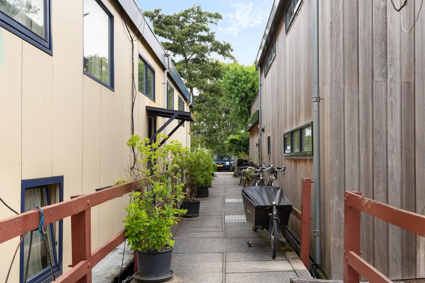 Authentic Dutch Houseboat In Amsterdam Zuid 빌라 외부 사진